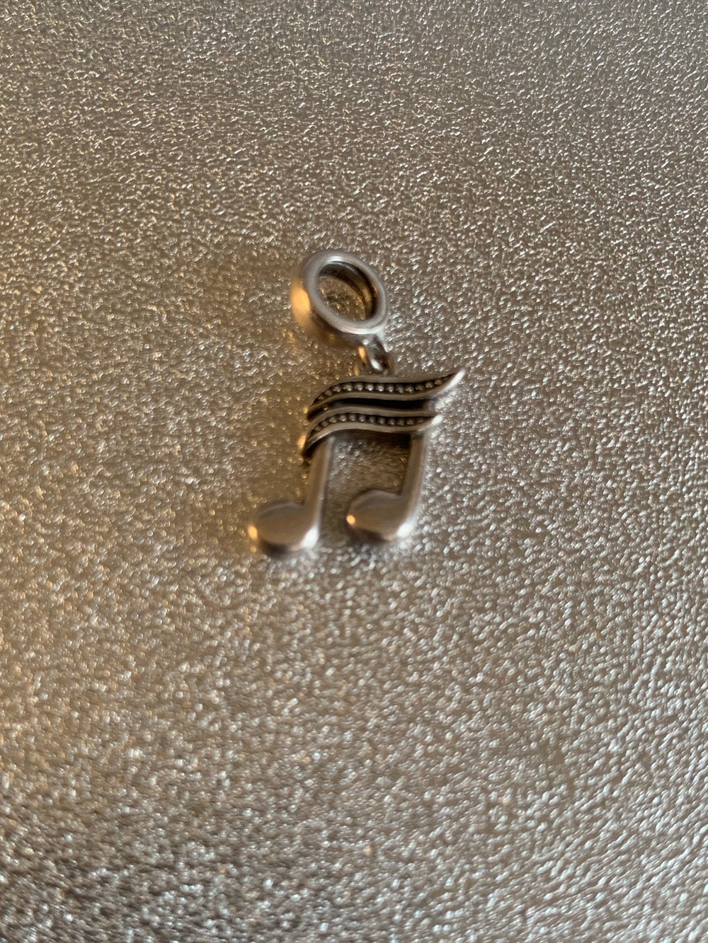 Chamilia Sterling Silver .925 "High Note" Milgrain Detail Dangle Hanging Charm